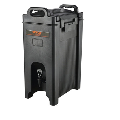Dispenser - Drankdispenser - Geïsoleerde dispenser - Feestdispenser - Thermische drankdispenser - 5 gallon - Zwart - QUORE
