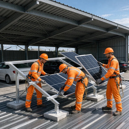 300W zonnepanelen N-type monocristallijn 25% hoog rendement voor camper, huis, garage, dakterras, appartement, balkon, tuin, buiten, off-grid