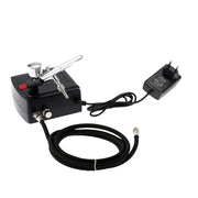 Airbrush - Airbrush Kit - Professionele Airbrush - Airbrush Luchtcompressor Kit - Hogedrukpistool - voor Kunst Schilderen Craft Cake Spuiten - Zwart