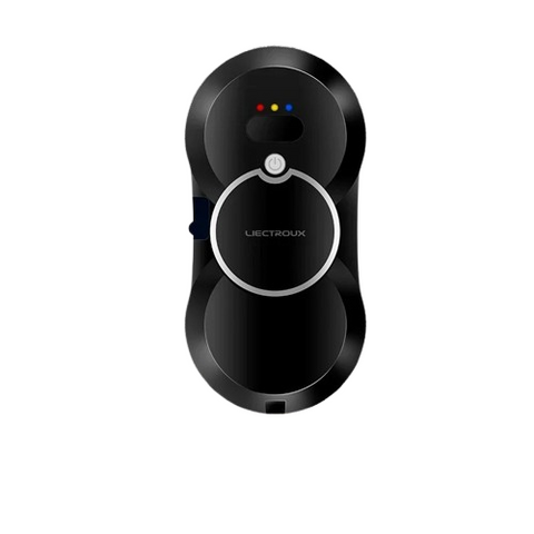 LIECTROUX - Robot raamreiniger - Raamreiniger - Waternevel raamreinigingsrobot - Intelligent - Dubbelzijdig - Borstelloze motor - Glasreiniger - Zwart