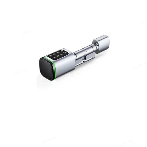 Smart door lock - Smart Lock - Electric door lock - RFID card - Adjustable TTLock - APP - Password - Euro cylinder lock - Digital Keyless Replacement Alexa - Silver