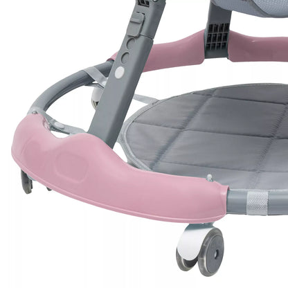 Opvouwbare loopwagen - Baby's - Verstelbaar - Kinderwagen 6-18 maanden - Roze