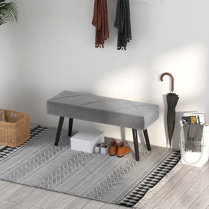 Kussenboxen - Bank - Sofa - Zitvlak - 100 cm x 36 cm x 45 cm - Grijs