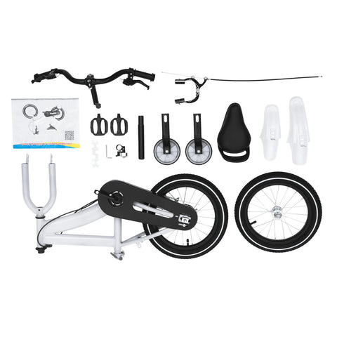 Kinderfiets - 14 Inch - Spelen - Buiten - Wit