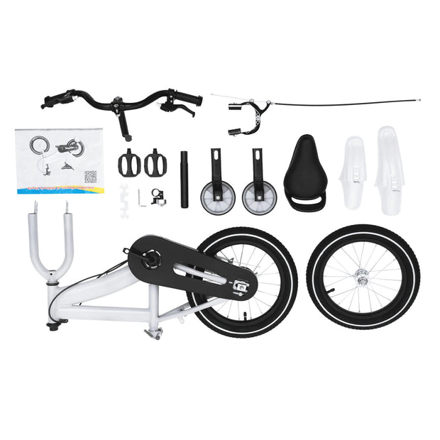 Kinderfiets - 14 Inch - Spelen - Buiten - Wit